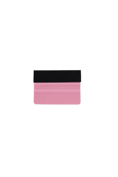 Choice9 A pink Felt Vinyl Squeegee Tool Plastic Vinyl Spatula Car Film Coveri...