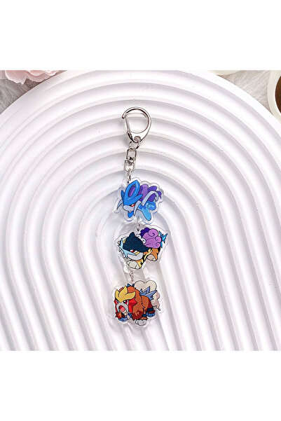 Choice16 5 cm 17 Pokémon Characters Pikachu Bulbasaur Jigglypuff Acrylic Keyc...