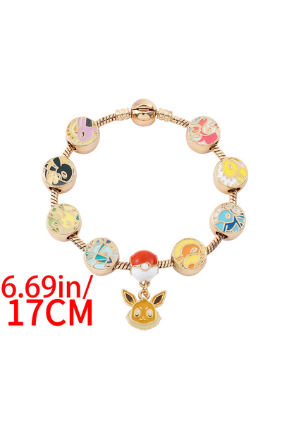 Choice3 SL1040 Japanese cartoon anime cute Pokémon bracelet alloy bracelet Ad...