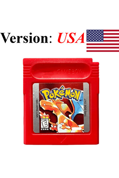 Choice13 Bandai USA 7 Styles Pokémon 16-Bit GBC Game Cartridge Red Blue Green...