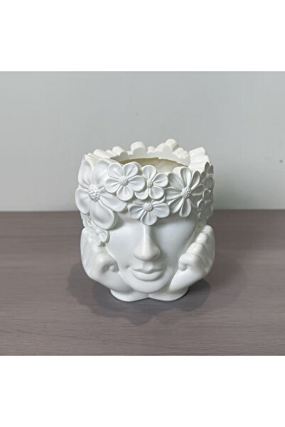 Choice Tj008-50 Beautiful Flower Holding Face Girl Flowerpot Green Plants Flo...