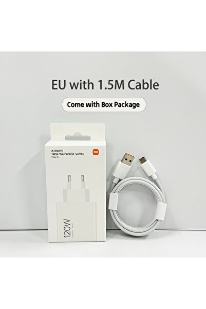 choice2 XIAOMI EU with 1.5M Cable Original Charger 120W Fast Turbo Charge Hyp...
