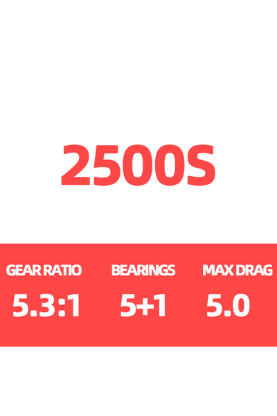 Choice22 بكرة صيد دايوا إكسيلر إل تي 2500 إس 2023، بكرة غزل، أقصى قوة سحب 5+1...