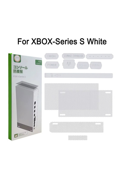 Choice S-White Dust Proof Mesh Filter Jack Stopper Kit Cover For Xbox Series ...