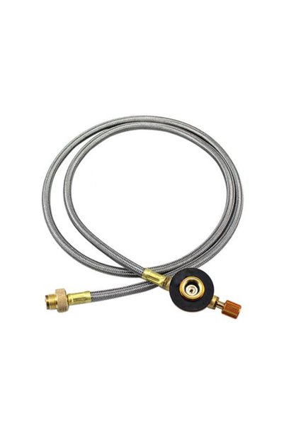 Choice 1M Line Outdoor Camping Gas Tank Inflation Connection Pipe Extension L...