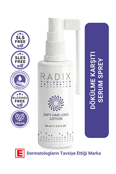 Radix Saç Dökülmesine Karşı Serum Sprey (%5 Procapil) - Anti Hair Loss Lotion 60ML