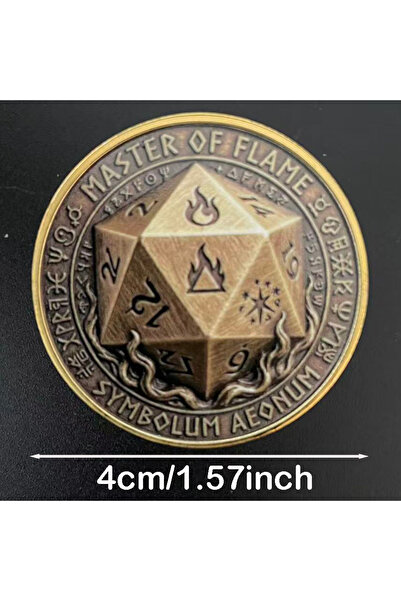 Choice A European Dragon Master of Flame Symbolum Souvenir Coin Collection Ho...