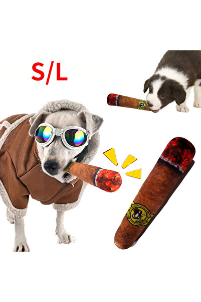 Choice Big Dog Bite Toy Simulation Cigar Funny Interactive Sound Puppy Toy Do...