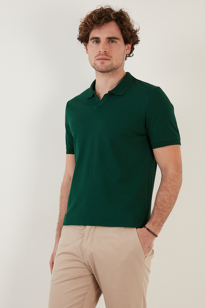 Buratti Slim Fit Pamuklu Polo Yaka T Shirt Erkek Polo Yaka T Shirt 5902141