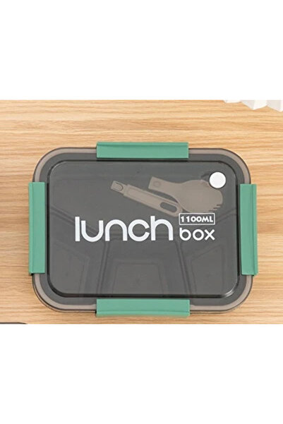 Choice rectangle green 800/1100ml Plastics Compartmented Lunch Box Microwave ...