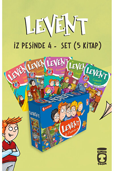 Timaş Çocuk Levent Iz Peşinde 4 Seti (5 KİTAP)