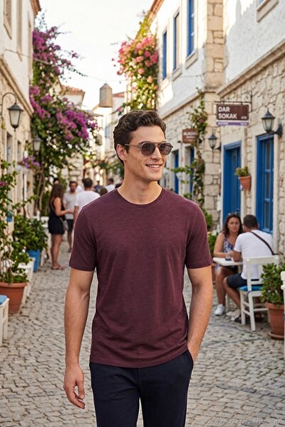 Buratti Cotton Crew Neck Basic t Shirt Men's t Shirt 59020001