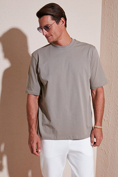 Buratti Cotton Oversize Crew Neck Basic T Shirt Men's T SHIRT 5902365