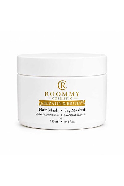 COSMETIC Keratin & Biotin Hair Mask 250 ml - Kırılma Karşıtı, Besleyici Ve Yoğun Onarıcı Saç Bakım Maskesi