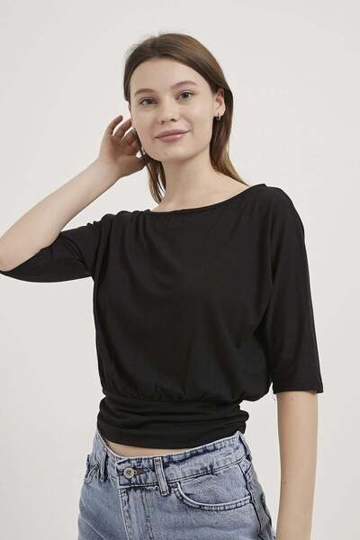 Arma Life Armalife 1631 Off Shoulder Half Sleeve Women's Blouse