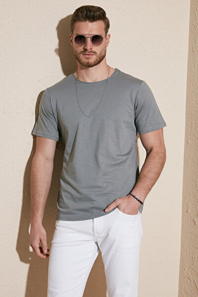 Buratti Cotton Crew Neck Basic t Shirt Men's t Shirt 59020001