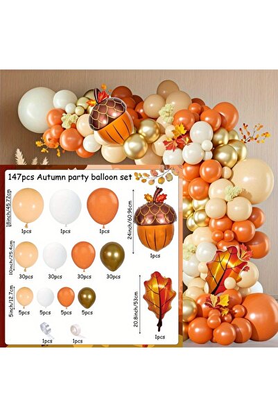 Choice Other MULTI 147 Sets of Autumn Balloon Arch Gate Kits Suitable for Var...