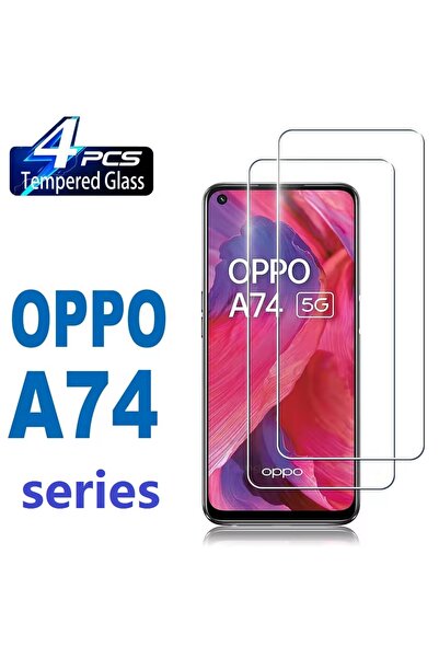 Choice1 Tempered Glass 4Pcs For OPPO A74 5G 4Pcs Screen Protector Glass For A...
