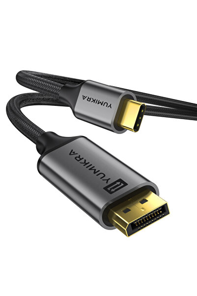 YUMIKRA USB-C to DisplayPort Çift Yönlü Kablo, 48GBPS 8K@60Hz 4K@240Hz HDCP H...