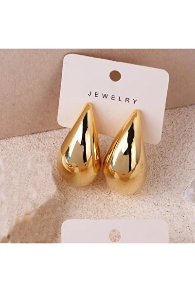 Choice AJZ50039A-GL Gold Color Water Drop Earring Stud Simple Design Ins Wome...