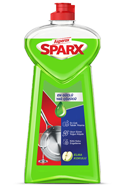ASPEROX sparx sıvı bulaşık deterjanı elma 1200 ml