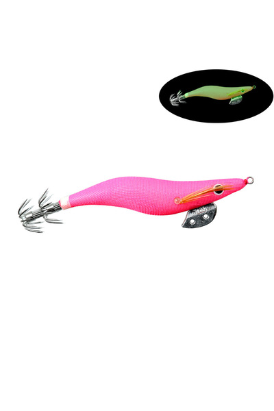 Choice 12CM 14G H Full Body Luminous Wooden Shrimp Colorful Imitation Squid S...