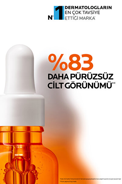 La Roche Posay Saf C12 Vitamini Hassas Cilt Tipleri İçin C Vitamini İçerikli Işıltı Veren Antioksidan Serum 30 ml