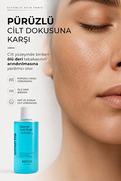 OMORFİA Alman Papatyası Özlü Gözenek Sıkılaştırıcı Ve Arındırıcı Glycolic Acid Tonik 200 ml