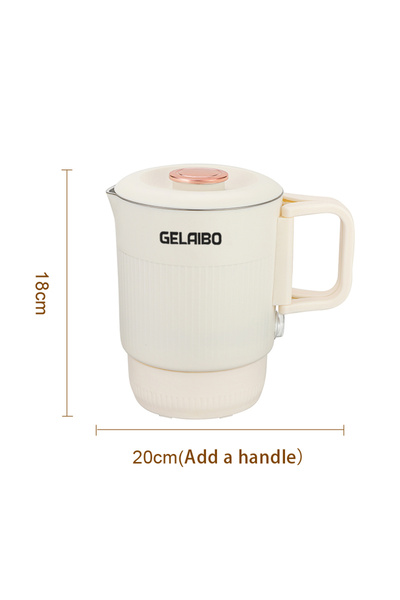 Choice 220V-240V EU Plug EU WHITE GELAIBO Electric Kettle Folding Kettle Trav...
