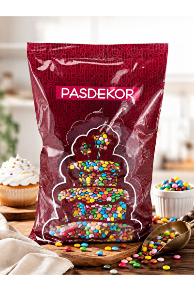 Pasdekor Mini Bonibon Çikolata Waffle Pankek Pasta Süsü 1 kg (küçük boy)