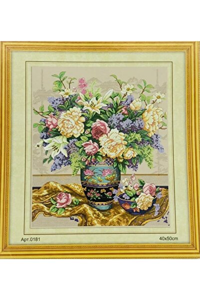 OzanTuhafiye Tapestry Etamine Embroidery Set 40X50 cm 181