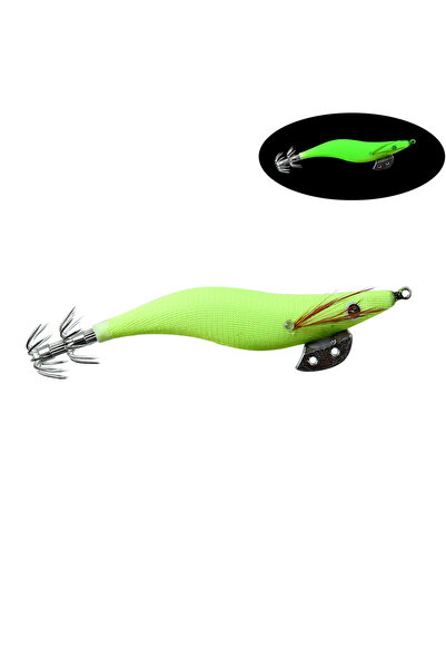 Choice 8CM 7.2G F Full Body Luminous Wooden Shrimp Colorful Imitation Squid S...