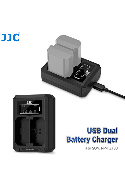 Choice For Sony NP-FZ100 JJC NP-FZ100 Battery Charger USB C for A6700 A6600 A...