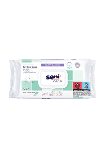 Seni Șervețele umede Care Classic pentru adulți, 25x20cm