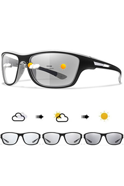 Choice3 B14 Photochromic Motorcycle Sunglasses Men Women Outdoor Cycling Driv...