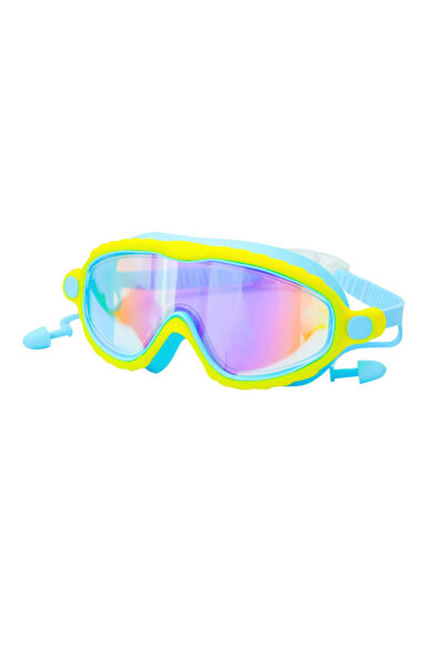 Choice4 Iridescent-Blue JSJM Kids Swimming Goggles Set for Boys & Girls 3-15 ...