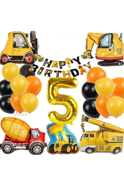 Choice NUMBER 40inch HG9165-5 22Pcs Excavator, Tractor Engineering Vehicle Ba...