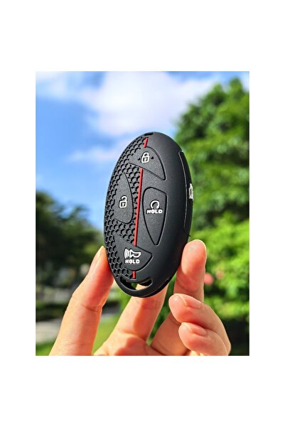 Choice3 4 plus 1 Buttons Silicone Car Key Case For Hyundai Kona Ev N-Line Tuc...
