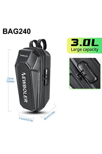 Choice BAG240-3L 5L Electric Scooter Bag Accessories Electric Vehicle Bag Wit...