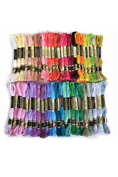 Choice 24 Random Color Multicolor Cross Stitch Thread Metallic Cross Stitch W...
