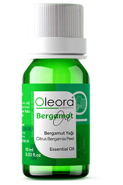 Oleora Bergamot Yağı, Saf Seyreltilmemiş, Uçucu Yağ. (BERGAMOT OİL) Undiluted...