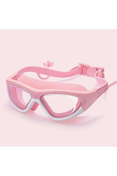 Choice pink white Anti-fog Children's High-definition Swimming Goggles Silico...