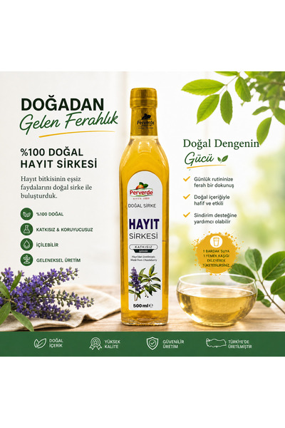 Perverde Hayıt Sirkesi 500 ml