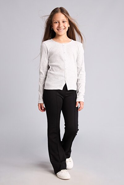 DeFacto Pantaloni negri de mărime standard pentru fete C7433A824AU