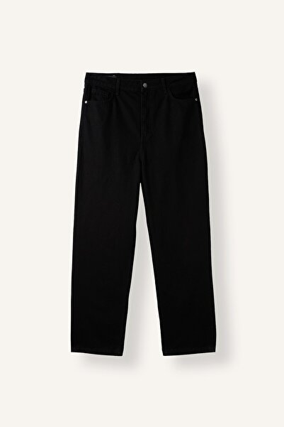 DeFacto 100% Cotton Baggy Fit Jean Trousers F2985Ax25Au