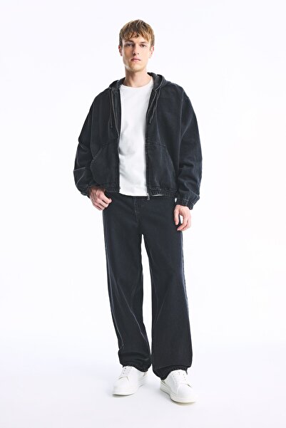 DeFacto 100% Cotton Super Baggy Fit Pants H1697Ax26Sp