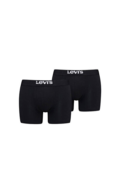 Levi's Ανδρικό Μονόχρωμο Βασικό Μποξεράκι 2 τεμάχια 37149-0824-ΜΑΥΡΟ Μαύρο