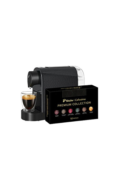 Tchibo Aparat de cafea espresso Cafissimo Pure Plus cu capsule roșii + Set de...