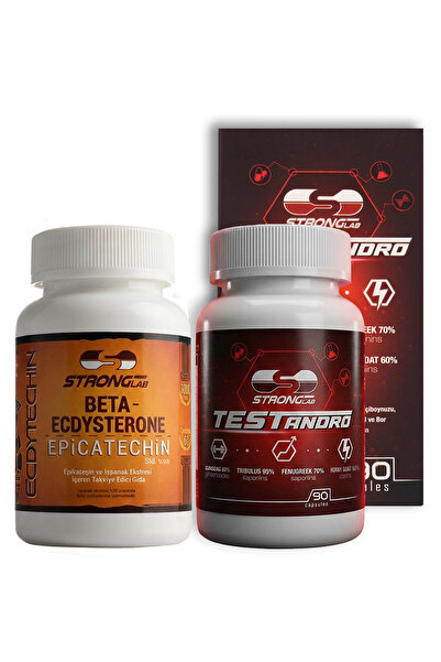 Strong Lab StrongLab Testandro (TestoBooster) ve Ecdytechin (Beta-Ecdysterone...