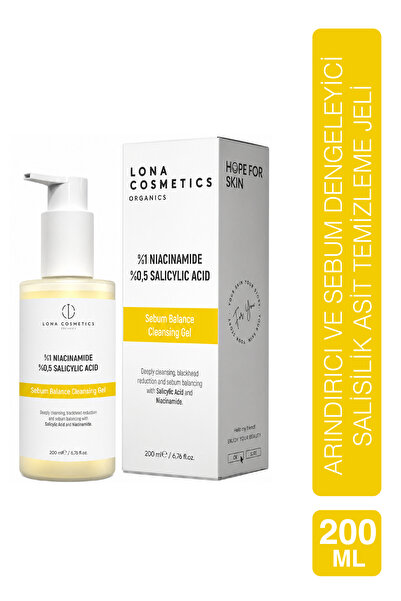 Lona Cosmetics Yağlı Ve Karma Ciltler İçin Siyah Nokta Karşıtı Salisilik Asit...